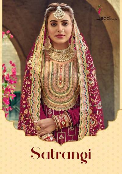 Satrangi By Eba Lifestyle Embroidered Punjabi Salwar Kameez Collection